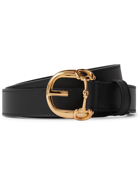 gucci horsebit belt men's